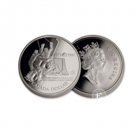 1 dolara (25.15 g) srebrna PROOF moneta Ice hockey, Kanada 1997