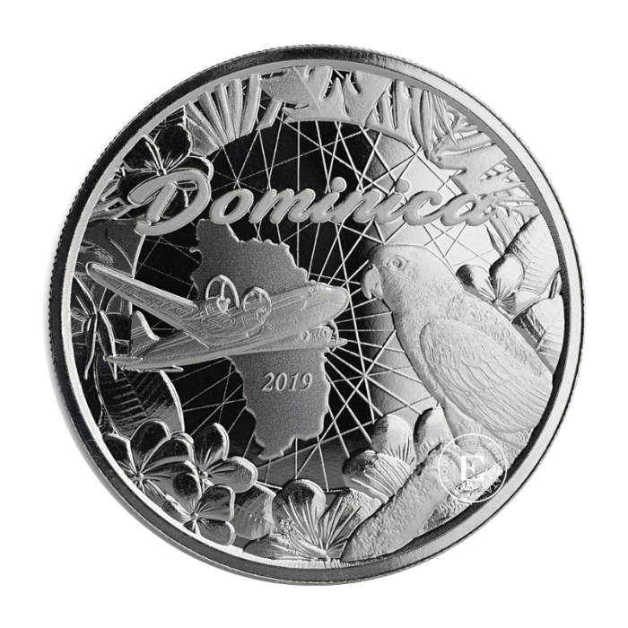 1 oz (31.10 g) pièce d'argent Dominica EC8 -  The Nature Isle, Caraïbes de l'Est 2019