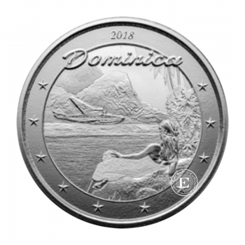 1 oz (31.10 g) sidabrinė moneta EC8 Dominica -  The Nature Isle, Rytų Karibų Salos 2018