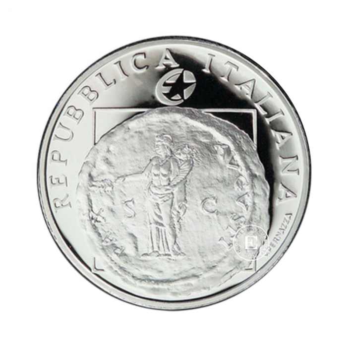10 Eur (22 g) Silbermünze PROOF 60 years Peace and Freedom, Italien 2005
