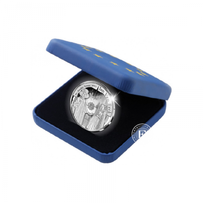 10 Eur (18.75 g) Silbermünze PROOF Jan Van Eyck, Belgien 2020