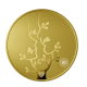 8 dollars (7.78 g) gold coin Tree of feelings with diamond, Niue 2024 (with certificate)