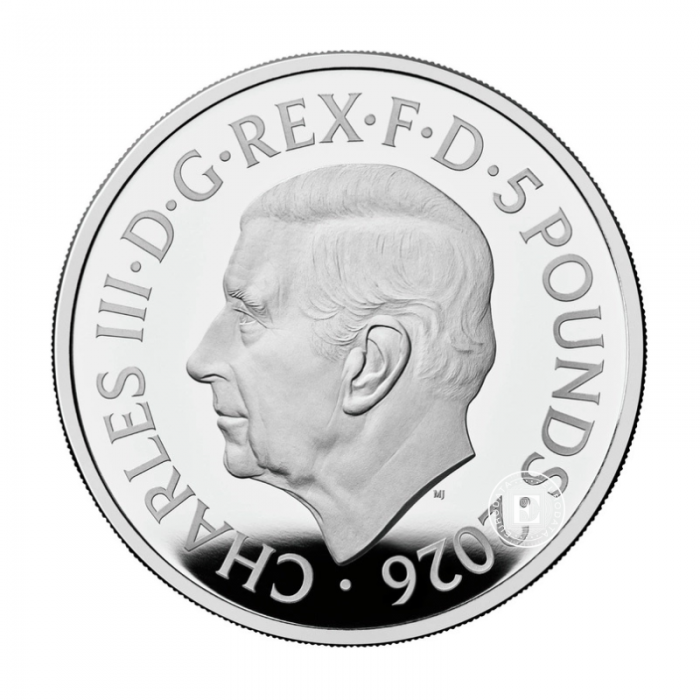 26.16 g pièce d'argent PROOF Portraits of Queen Elizabeth II - Arnold Machin Effigy, Grande-Bretagne 2026