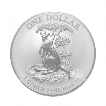 1 oz (31.10 g) sidabrinė moneta Kengūra - RAM, Australija 2015
