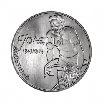 7.5 Eur sidabrinė moneta Joaquim Agostinho, Portugalija 2019