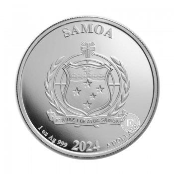 1 oz (31.10 g) sidabrinė moneta Joker, Samoa 2024