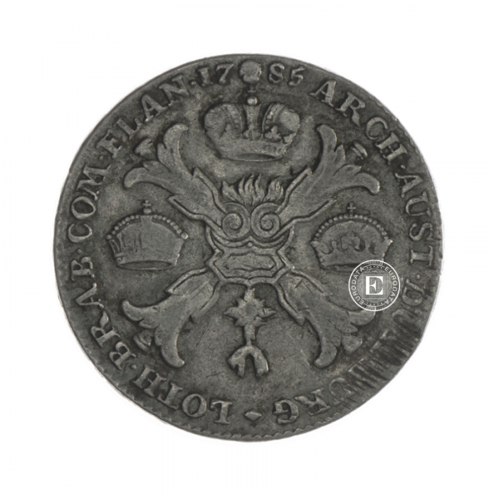 29.23 g sidabrinė moneta Josef II,  Austrijos Nyderlandai 1785
