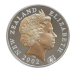 5 Eur (28.28 g)  silver PROOF coin Queen Elizabeth II - Golden Jubilee, New Zealand 2002 (partially gilded)