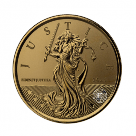 1 oz (31.10 g) pièce d'or Lady Justice, Gibraltar 2024
