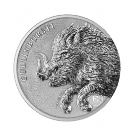 1 oz (31.10 g) sidabrinė moneta Germania Beasts - Gullinbursti, Lenkija 2025