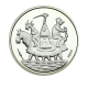 1 lat (22 g) srebrna PROOF moneta  Christmas tree, Łotwa 2009