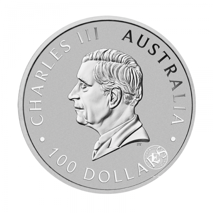 1 oz (31.10 g) pièce d'platine Kangaroo, Australie 2025