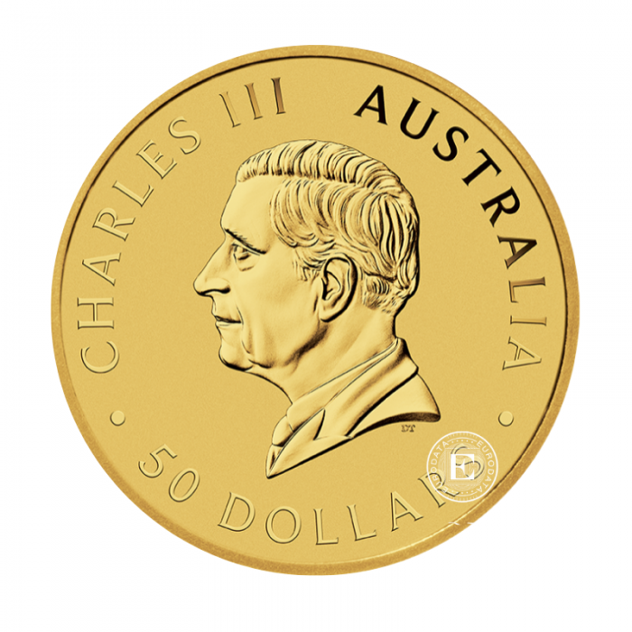 1/2 oz (15.55)  gold coin Kangaroo, Australia 2025
