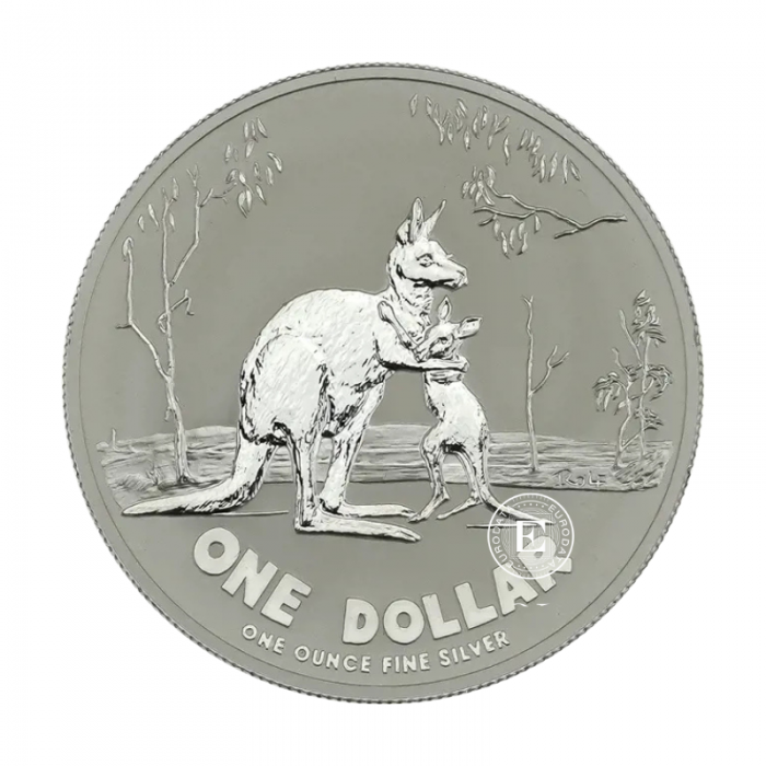 1 oz (31.10 g) silver coin Kangaroo -  RAM, Australia 2007