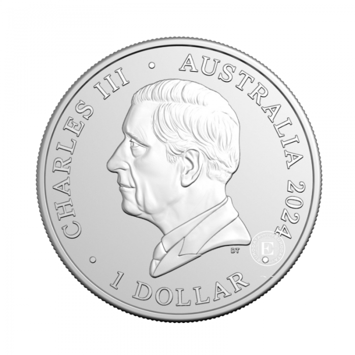 1 oz (31.10 g) sidabrinė moneta Kengūra RAM, Australija 2024