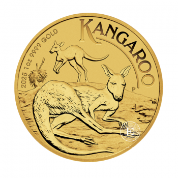 1 oz (31.10 g) auksinė moneta Kengūra, Australija 2025