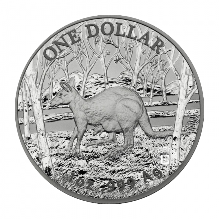1 oz (31.10 g) pièce Kangaroo RAM, Australia 2016