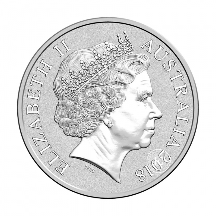 1 oz (31.10 g) sidabrinė moneta Kengūra - RAM, Australija 2018
