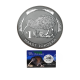 1 oz(31.10 g) Silbermünze auf der Karte Kiwi, Neuseeland 2008