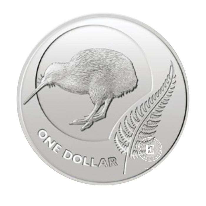 1 oz (31.10 g) sidabrinė moneta kortelėje Kiwi, Naujoji Zelandija 2009