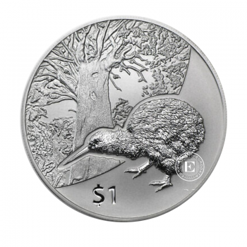 1 oz(31.10 g) Silbermünze Kiwi, Neuseeland 2013