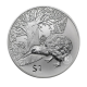 1 oz (31.10 g) silver coin on Kiwi, New Zealand 2013