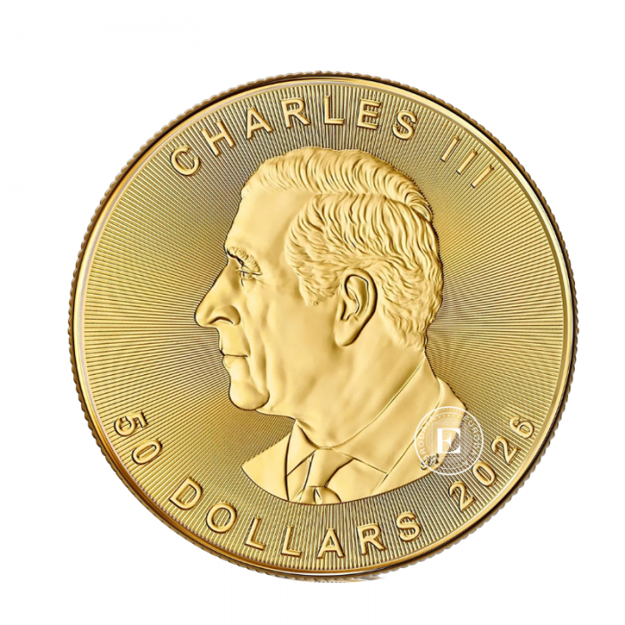 1 oz (31.10 g)  pièce d'or Maple Leaf, Canada 2026