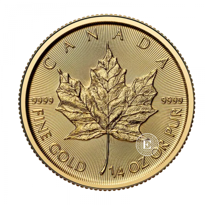 1/4 oz (7.78 g)  pièce d'or Maple Leaf, Canada 2026