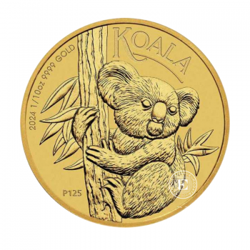 1/10 oz (3.11 g) auksinė moneta Koala, Australija 2025