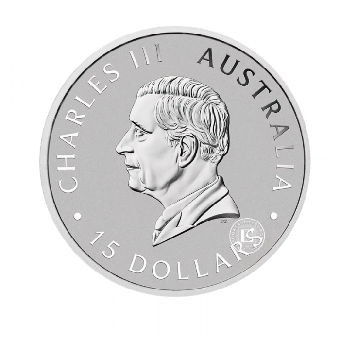 1/10 oz (3.11 g) platininė moneta Australijos Kookaburra, Australija 2026