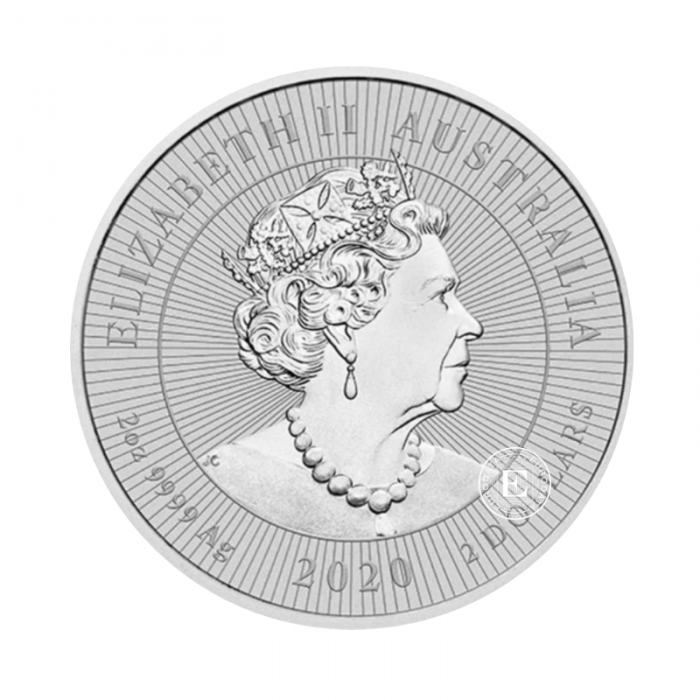 2 oz (62.20 g) silbermünze The Next Generation -  Mother and Baby Kookaburra, Australien 2020