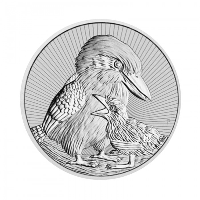 2 oz (62.20 g) silbermünze The Next Generation -  Mother and Baby Kookaburra, Australien 2020