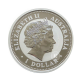 1 oz  (31.10 g) silbermünze Kookaburra, Australien 2002