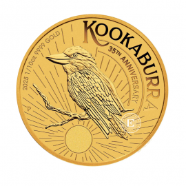 1/10 oz (3.11 g) złota moneta Kookaburra, Australia 2025