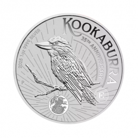 1 oz (31.10 g) sidabrinė moneta Kookaburra, Australija 2025