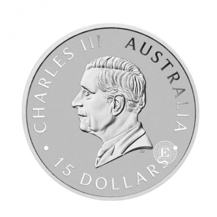1/10 oz (3.11 g) platynowa moneta Australia Kookaburra, Australia 2025