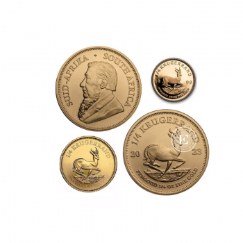 1/4 oz (7.78 g) piece d'or Krugerrand, Afrique du Sud (random year)