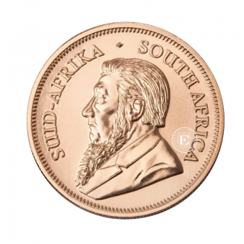 1/10 oz (3.11 g) piece d'or Krugerrand, Afrique du Sud (random year)