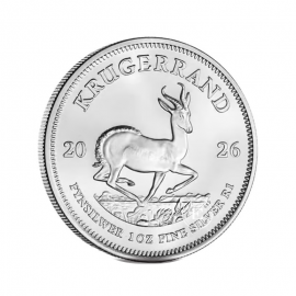 1 oz (31.10 g) sidabrinė moneta Krugerrand, Pietų Afrikos Respublika 2026