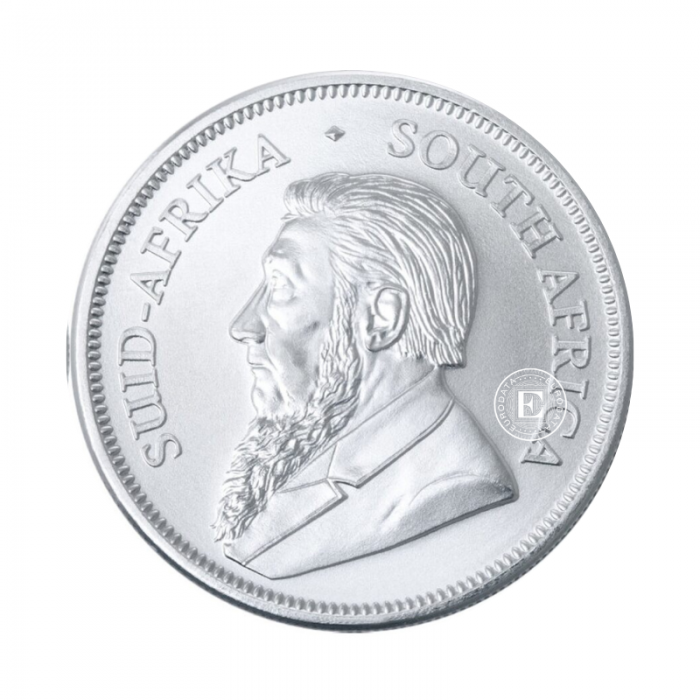 25 x 1 oz silver coins Krugerrand, South Africa 2025 (tube)