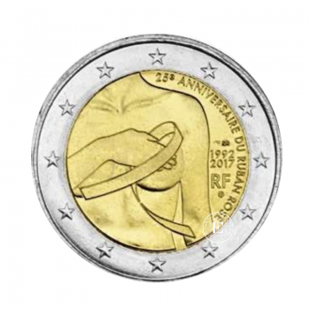 2 Eur moneta Krūties vėžio tyrimai, Prancūzija 2017
