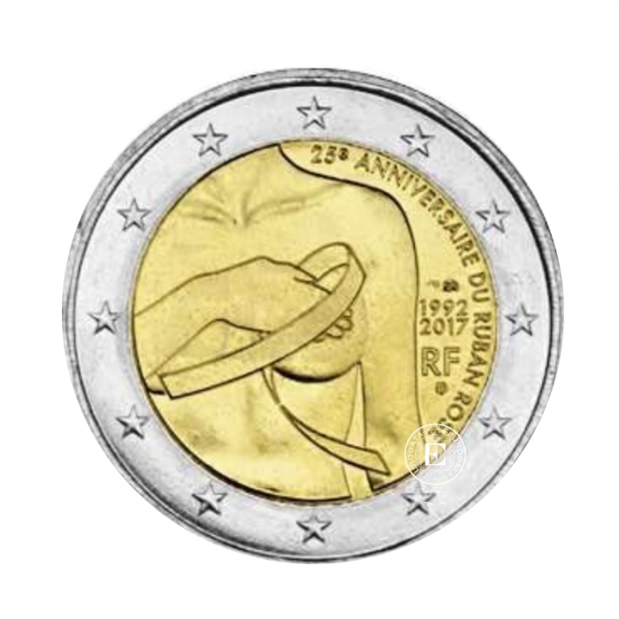 2 Eur moneta Krūties vėžio tyrimai, Prancūzija 2017