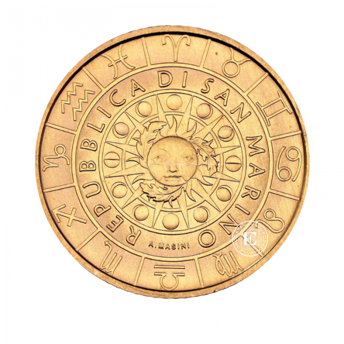 5 Eur moneta Zodiac - Leo, San Marino 2019