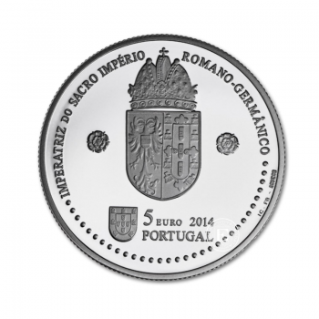5 Eur pièce Queens of Europe - Leonor de Almeida, Portugal 2014