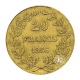 5.81 g 20 Frankių auksinė moneta Leopoldas I, Belgija (atsitiktiniai metai)