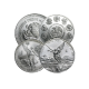 1 oz (31.10 g) sidabrinė moneta Laisvės angelas, Meksika (atsitiktiniai metai)