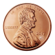 1 oz (31.10 g) varinė moneta Lincoln Head, JAV (atsitiktiniai metai) (round)