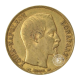 20 frankių (5.81 g) auksinė moneta Louis-Napoleon Bonaparte, Prancūzija (atsitiktiniai metai)
