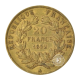 20 frankių (5.81 g) auksinė moneta Louis-Napoleon Bonaparte, Prancūzija (atsitiktiniai metai)