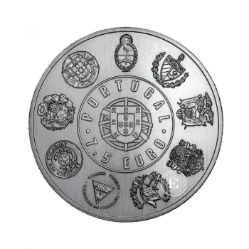 7.5 Eur sidabrinė moneta Gamtos stebuklai, Portugalija 2017